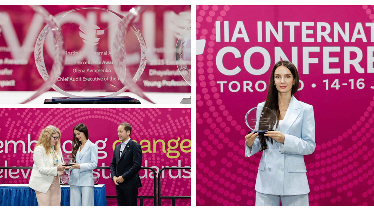 Olena Avramenko Named Best Chief Audit Executive of 2025 by Institute of Internal Auditors
